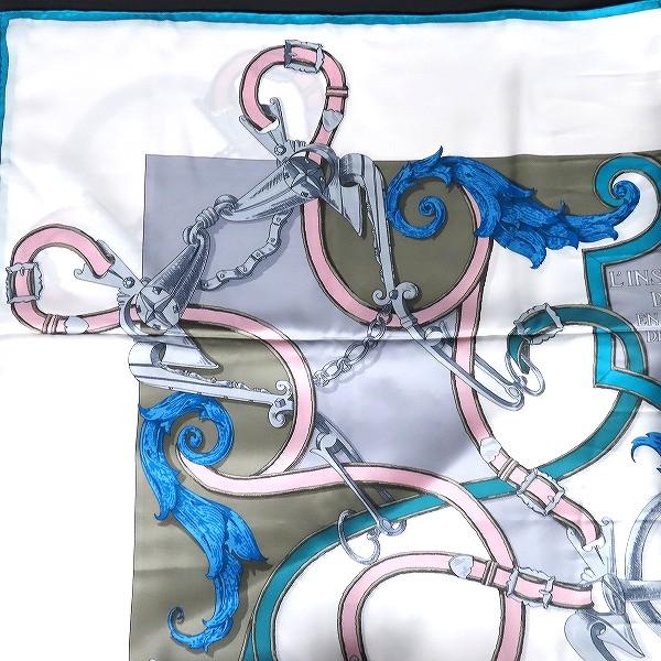 apzs エルメス HERMES スカーフ カレ140 L'INSTRVTION DV ROY