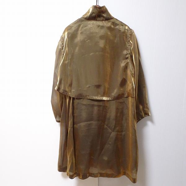 伊太利屋 #anc イタリヤ コート 9 ブロンズ 光沢 ラインストーン ロゴ  