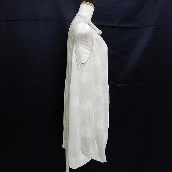 慈雨 センソユニコ ノースリーブ 変形シャツワンピース チュニック 40