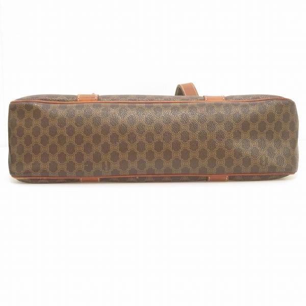 CELINE（セリーヌ） #anb ショルダーバッグ 茶系 マカダム柄 レザー