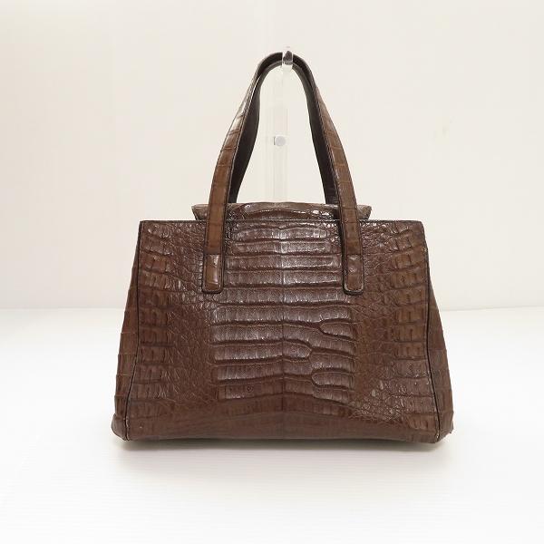 anb カトリヤ 香鳥屋 ハンドバッグ ショルダーバッグ 茶 レザー