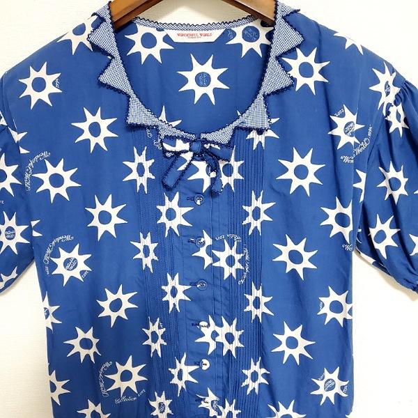 spc ワンダフルワールド カネコイサオ WONDERFUL WORLD ワンピース 青  