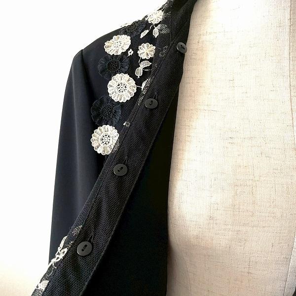 美品！import rossa◆インポートロッサ◆レースジャケット◆サイズ42 美品！import rossa◇インポートロッサ◇レースジャケット