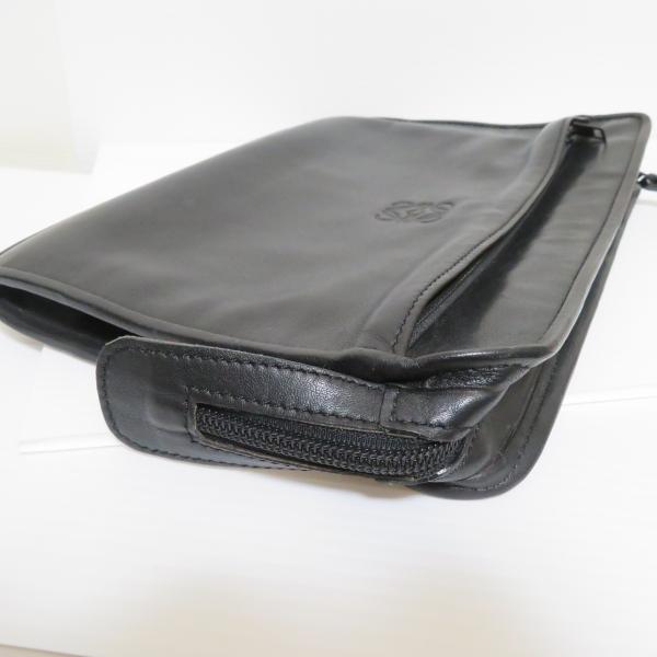 LOEWE #anb ロエベ セカンドバッグ クラッチバッグ アナグラム レザー 
