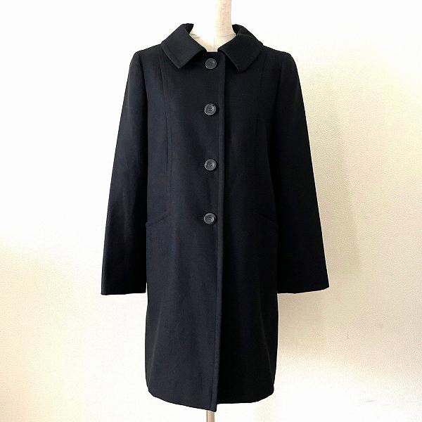 Aquascutum（アクアスキュータム） #wnc コート 黒 カシミヤ混