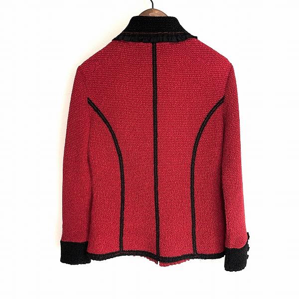 NOKO OHNO 40ノーカラージャケット新品未使用ピンク春秋