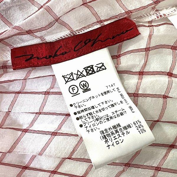snc ノコオーノ NOKOOHNO シャツ・ブラウス 42 白 赤 ノースリーブ