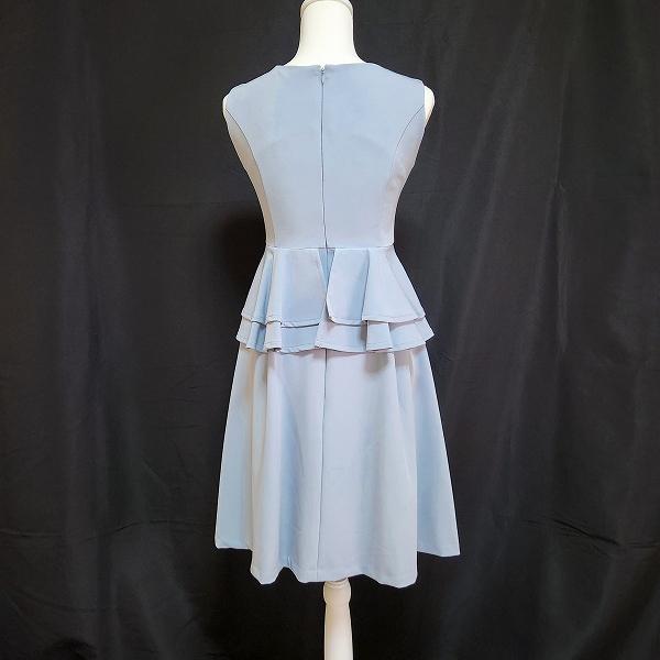 snc レジーナリスレ Regina Risurre ワンピース 38 水色 バックジップ  