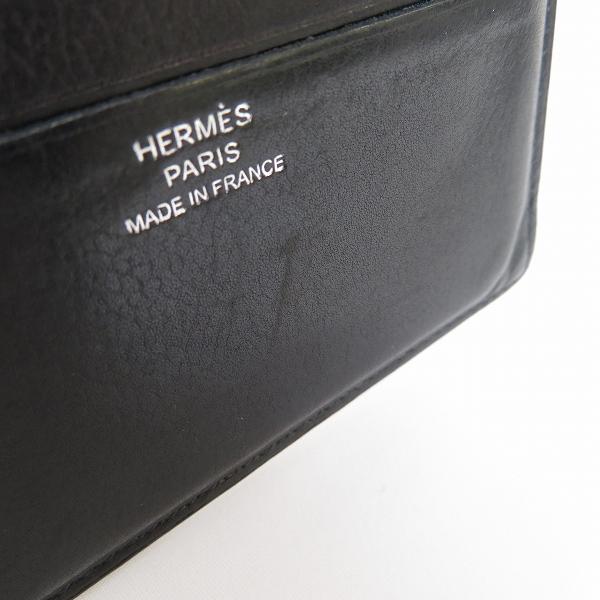 ape エルメス HERMES 名刺入れ カードケース シチズンツイル 黒