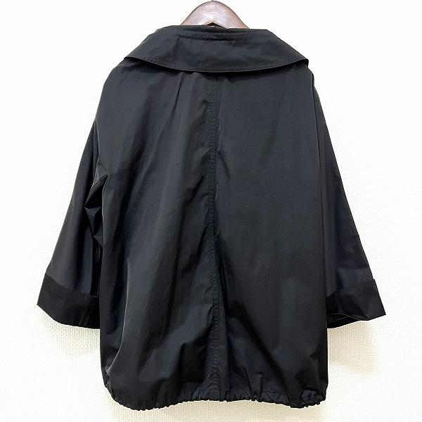TOKUKO 1er VOLトクコプルミエヴォル ケープコート 9号 黒 【公式通販】