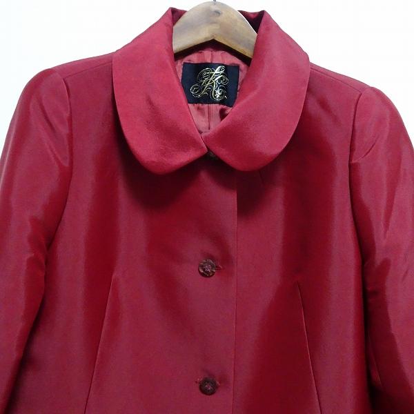 伊太利屋 #anc GKITALIYA コート 11 赤 光沢 レディース [845399