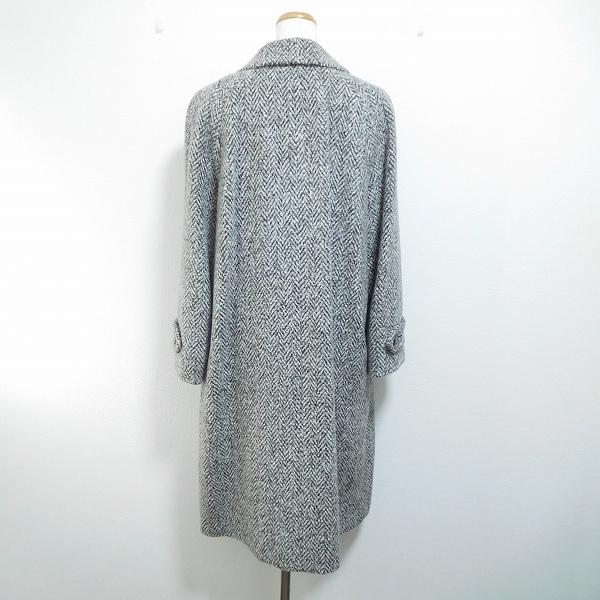 レリアン ワンピース ウエストリボン ヘリンボーン レース刺繍