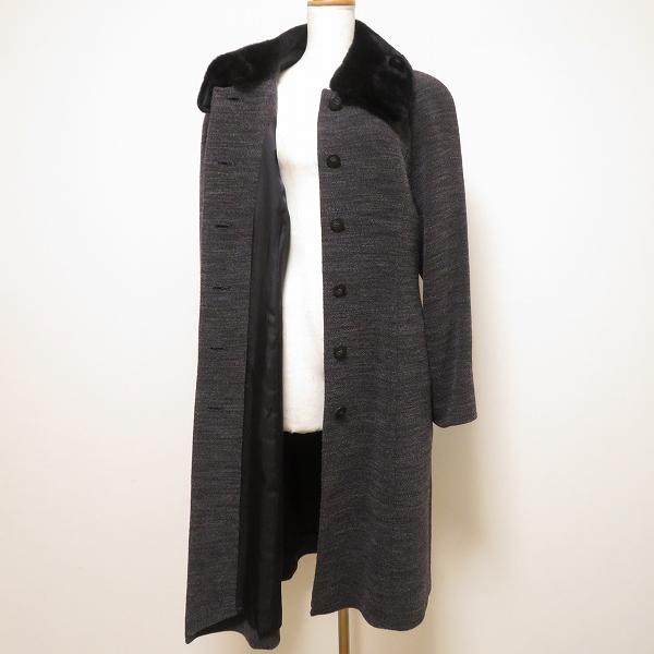 DAKS（ダックス） #wnc コート 11AR グレー ヌートリアファー付き