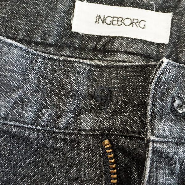 anc インゲボルグ INGEBORG パンツ M 黒 デニム レディース [847580 