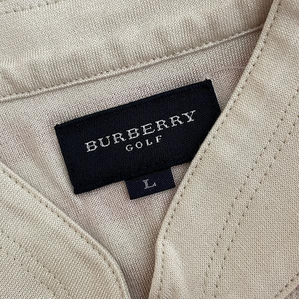 BURBERRY（バーバリー） #snc BURBERRY GOLF ポロシャツ L 赤 ベージュ