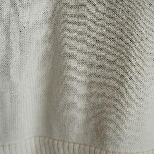 Black＆White（ブラック&ホワイト） #anc ベスト 2 白 ニット 柄