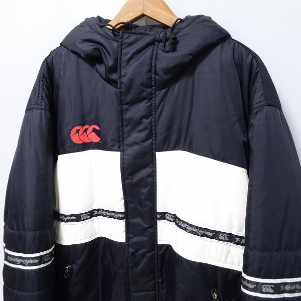 wnc カンタベリー CANTERBURY コート ベンチコート 中綿コート L 黒 白