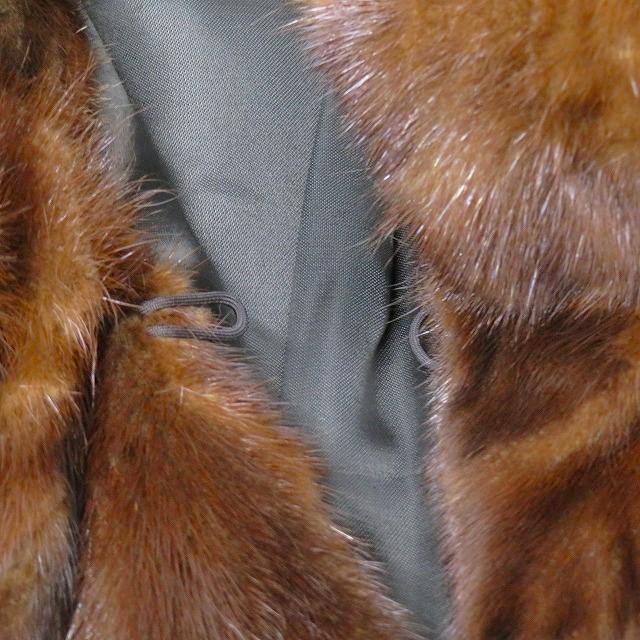 美品　HYDRA FURS　ハイドラ ファー　ミンクコート　贅沢　デザイン　毛皮 wnc ハイドラファーズ Hydra furs 毛皮コート ミンク 茶
