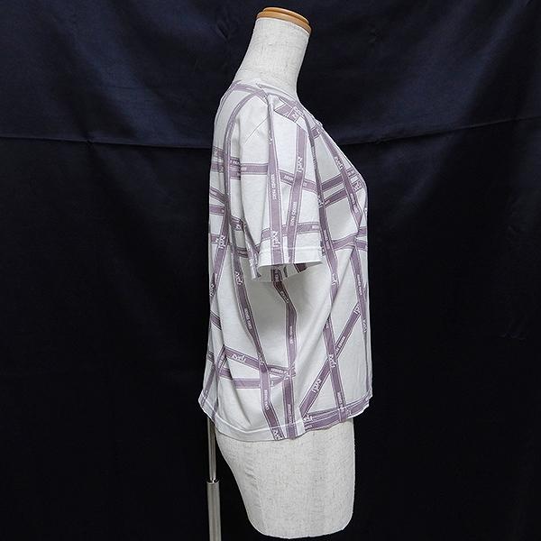 HERMES（エルメス） #spc カットソー 半袖 リボン柄 ボルデュック 