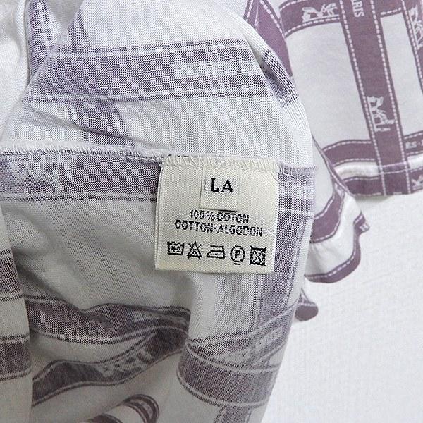 HERMES（エルメス） #spc カットソー 半袖 リボン柄 ボルデュック 