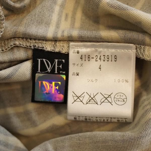 anc ダイアンフォンファステンバーグ DVF ワンピース 4 マルチ シルク  