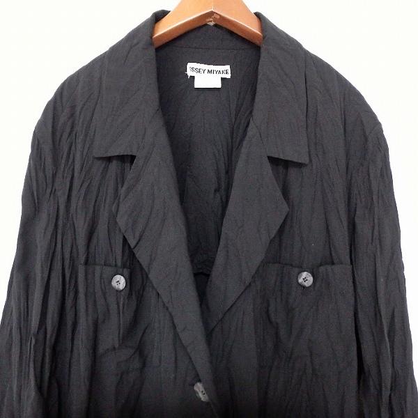 ISSEY MIYAKE（イッセイミヤケ） #apc ジャケット M 黒 シワ加工