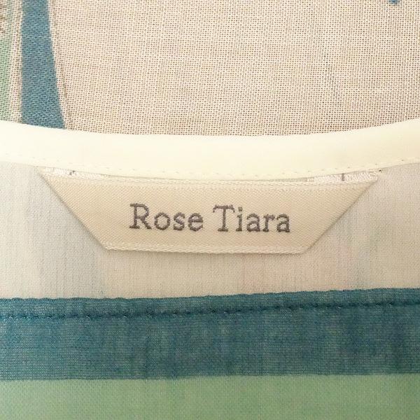 Rose Tiara（ローズティアラ） #snc チュニック 46 白 ピンク 緑 