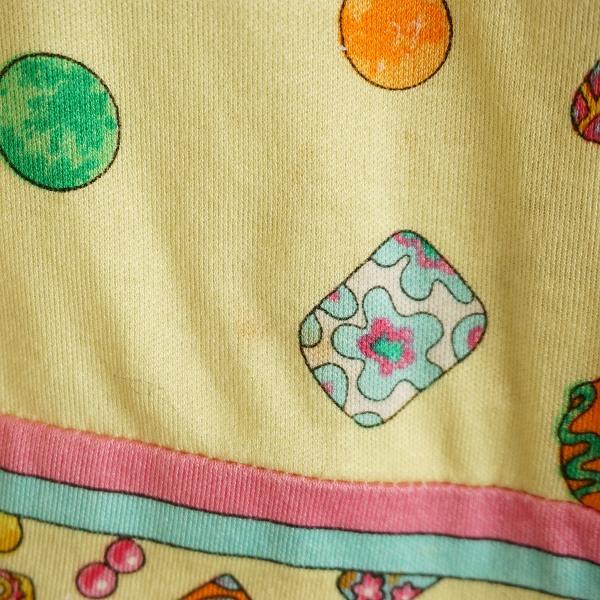 LEONARD レオナール　スカート　カンカン素材　ブラウン　花柄　ボーダー　M LEONARD レオナール スカート カンカン素材 ブラウン 花柄