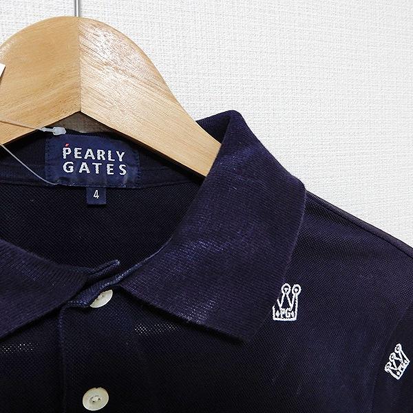 sxc パーリーゲイツ PEARLYGATES ポロシャツ 半袖 ロゴ刺繍 ゴルフ