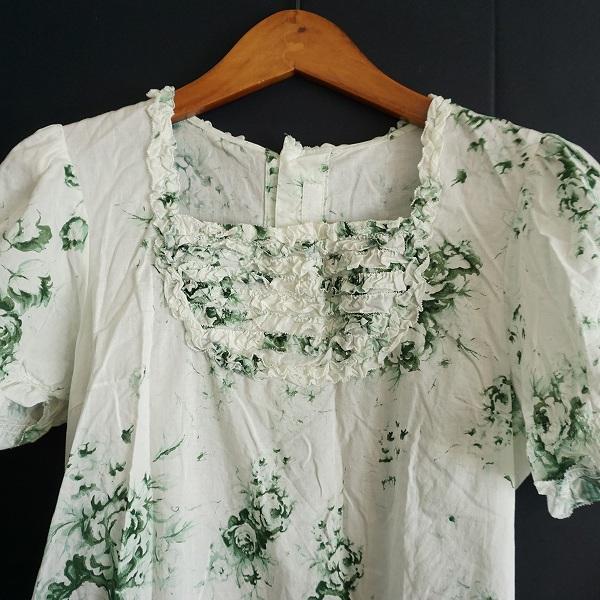 PINK HOUSE #snc ピンクハウス PINKHOUSE セットアップ 白 緑 半袖  