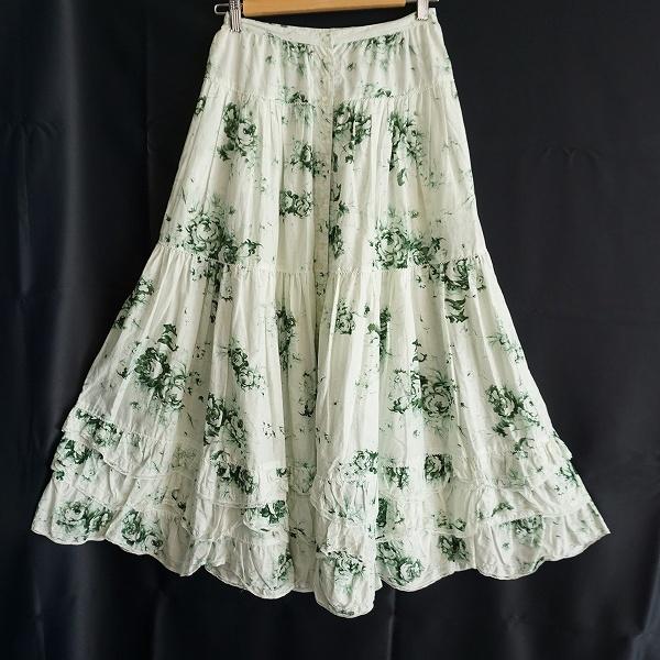 PINK HOUSE（ピンクハウス） #snc セットアップ 白 緑 半袖 ロング