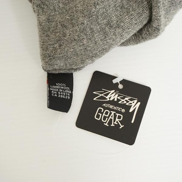 wnzh ステューシー STUSSY 帽子 ニット帽 マルチ ボーダー タグ