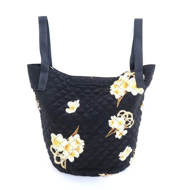 インゲボルグ INGEBORG ロングワンピース　コサージュ　バッグ【未使用】 INGEBORG（インゲボルグ） #snc ワンピース 黒 黄色 半袖 ロング