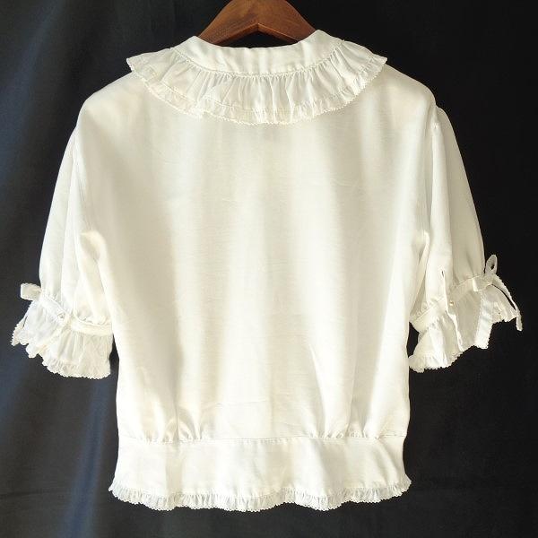 インゲボルグ INGEBORG フリル リボン ピンタック ブラウス 黒 インゲボルグ INGEBORG フリル リボン ピンタック ブラウス 黒