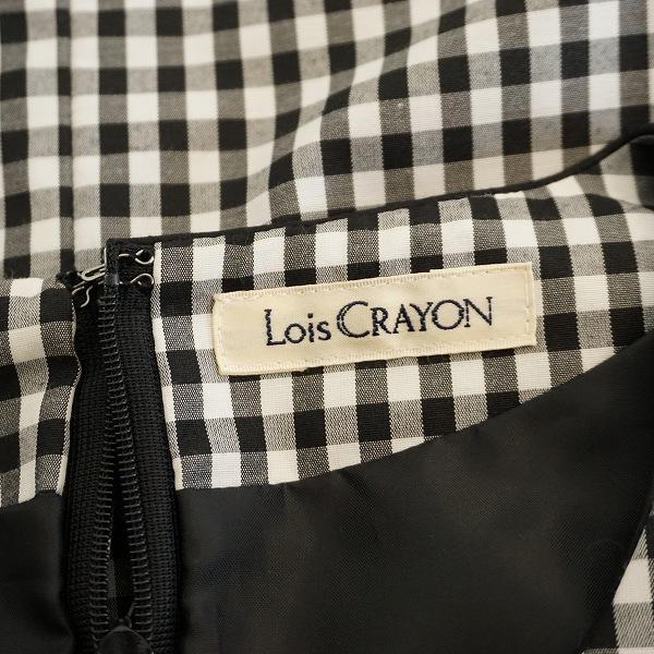 Lois CRAYON（ロイスクレヨン） #snc ワンピース M 黒 白 半袖 