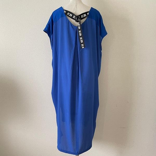 snc エイココンドウ EB EIKO KONDO チュニック ワンピース 青 ベルト