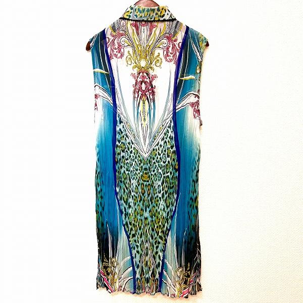 伊太利屋 #snc イタリヤ ベスト・ジレ 9 マルチ ヒョウ柄 シースルー  