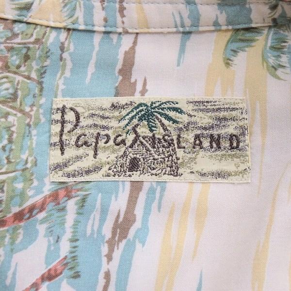 PAPAS（パパス） #snc パパスアイスランド Papas ISLAND 半袖シャツ L