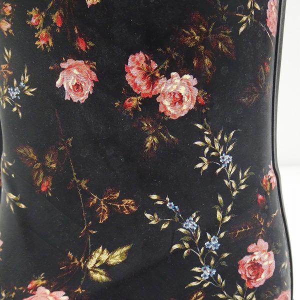 #ans ピンクハウス PINKHOUSE レインブーツ 長靴 22.5 黒系 ピンク 花柄 レディース [856416] | PINK HOUSE | 06