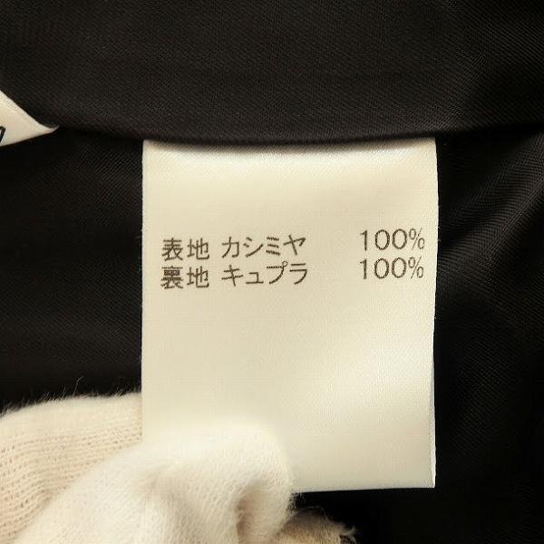 wnc レリアン Leilian コート ステンカラーコート 9 黒 カシミヤ