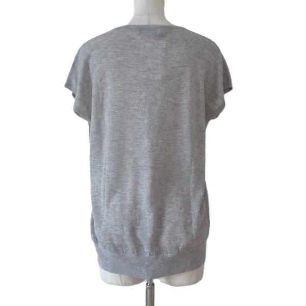 ★新品★ MORABITO アシンメトリースリーブ　半袖　グレー　Mサイズ ☆新品☆ MORABITO アシンメトリースリーブ半袖グレーMサイズ
