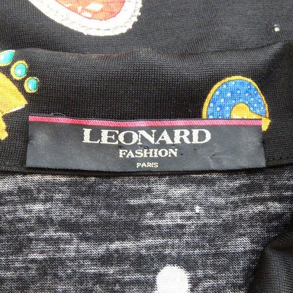 LEONARD #anc レオナール シャツ・ブラウス M 黒 マルチ 金 LEONARD #anc レオナール シャツ・ブラウス M 黒 マルチ 金