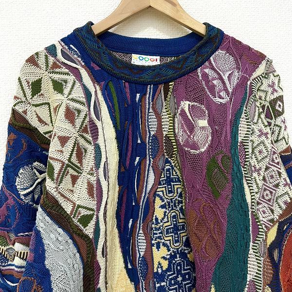 anc クージー COOGI ニット・セーター M マルチ 総柄 メンズ [857328