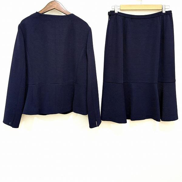 anc ネミカ レリアン NEMIKA by Leilian スカートスーツ 13+ 紺色  