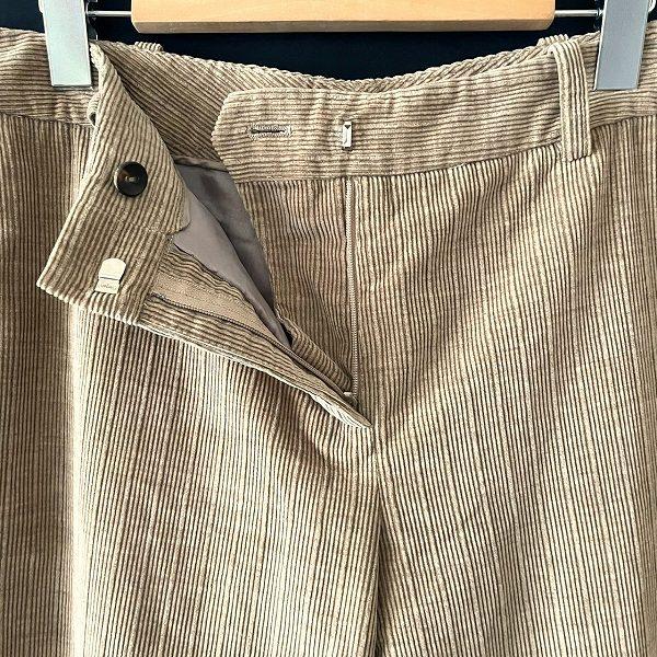 wnc アニオナ AGNONA パンツ 46 ベージュ コーデュロイ