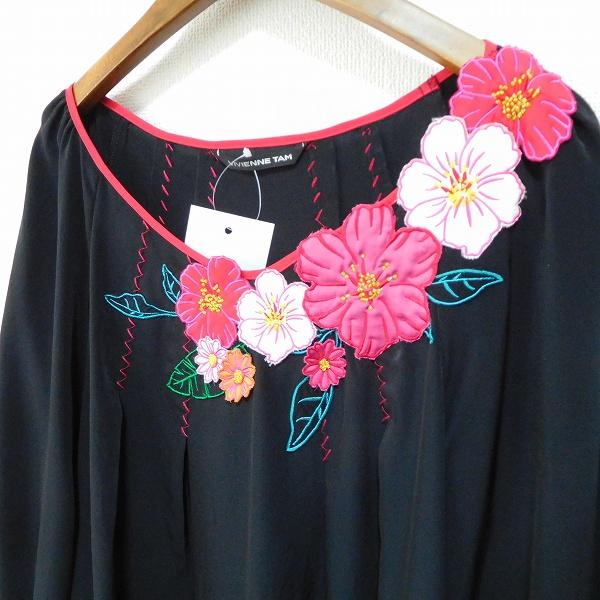 VIVIENNE TAM #anc ヴィヴィアンタム VIVIENNETAM カットソー 0 黒 