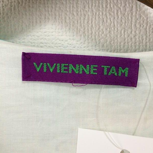 VIVIENNE TAM（ヴィヴィアンタム） #snc ワンピース 1 白 水色 マルチ