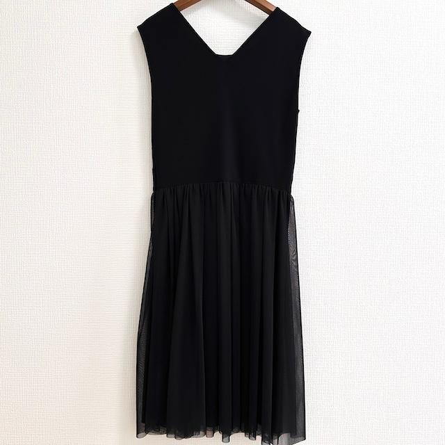 snc ヴィヴィアンタム VIVIENNETAM ワンピース 1 黒 ゴールド  