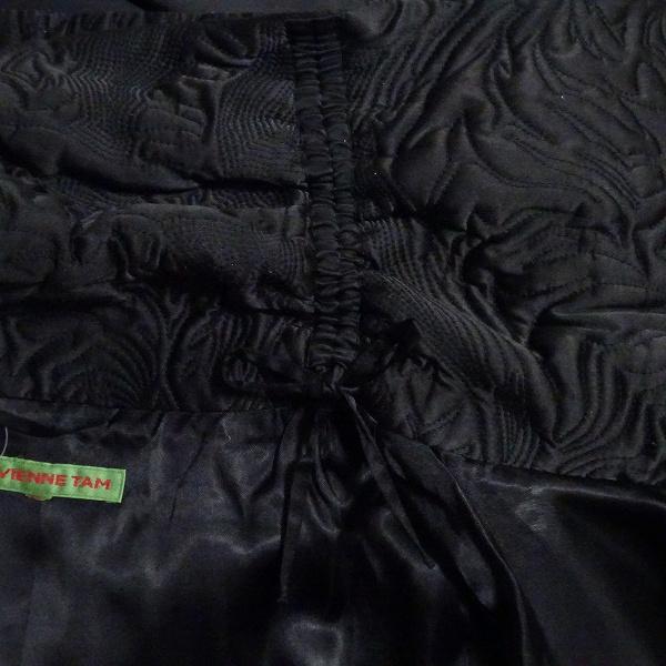 wnc ヴィヴィアンタム VIVIENNETAM コート 0 黒 刺繍 総柄