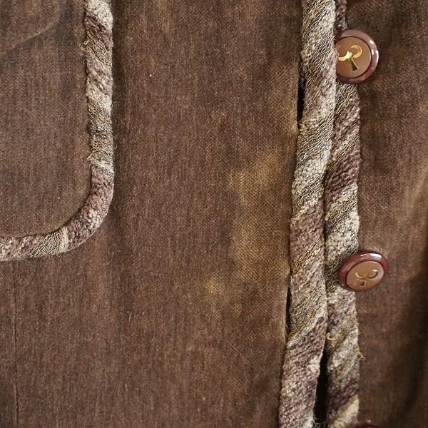 wnc インポートロッサ import Rossa ベスト・ジレ 44 茶 ストライプ